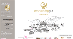 Desktop Screenshot of mandlberggut.com